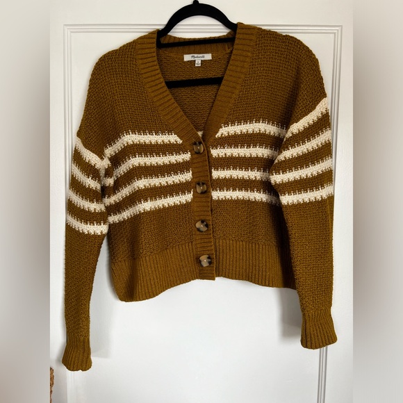 Madewell striped seward cardigan sweater - Picture 2 of 4